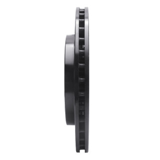 R1 05-11 Cadillac CTS Rear Right Drilled & Slotted Black Brake Rotor