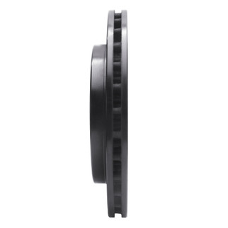 R1 03-11 Cadillac CTS Rear Left Drilled & Slotted Black Brake Rotor