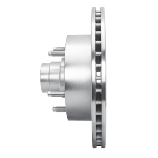 R1 94-01 Ford E-150 Econoline Club Wagon Front Left Drilled & Slotted Silver Brake Rotor