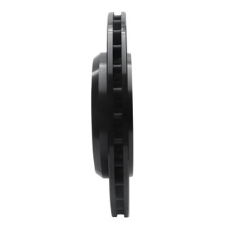R1 12-25 Dodge Durango Rear Right Drilled & Slotted Black Brake Rotor