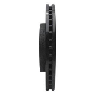 R1 11-22 Dodge Durango Front Right Drilled & Slotted Black Brake Rotor