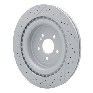 DFC 13-23 Mercedes-Benz SL63 AMG Rear Drilled and Slotted Hi-Carbon Alloy Geomet Coated Rotor