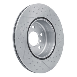 DFC 13-21 BMW 328i Rear Brake Rotor - Dimpled and Slotted