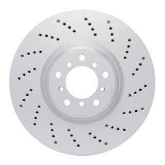DFC 06-10 BMW M6 Right Front Drilled GeoSPEC Coated Rotor