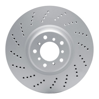 DFC 06-10 BMW M6 Left Front Drilled GeoSPEC Coated Rotor
