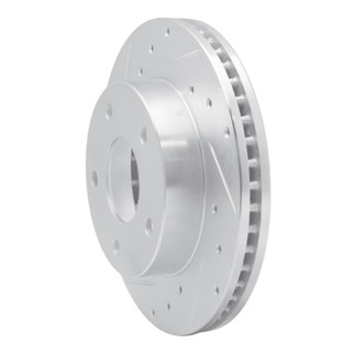 R1 82-88 Chevrolet Camaro Rear Left Drilled & Slotted Silver Brake Rotor