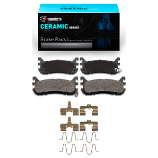 R1 1994-2003 Ford Escort Rear R1 Ceramic Pads & Hardware Kit