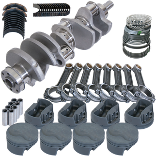 Eagle Ford 351W 4.000in Crank 6.250in I-Beam Rods -6.6cc Flat Top 4.125in Pistons Rotating Assembly