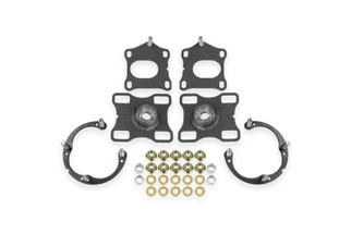BMR Suspension 11-14 Ford Mustang Caster/Camber Plates - Black Hammertone