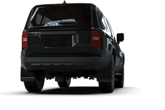 Rally Armor 22-26 Toyota Land Cruiser Black UR Mud Flap Metallic Black Logo