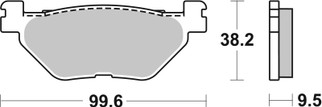 Brembo 04-05 Yamaha TDM 900cc Brake Pad - Rear