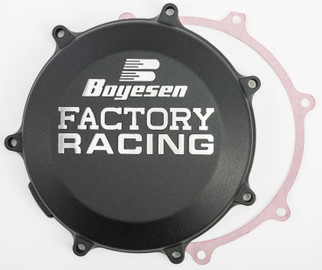 Factory Racing Clutch Cover Kaw Black