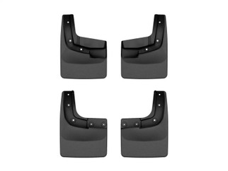 WeatherTech 2024 Ford Ranger (No Raptor) No Drill Front MudFlaps - Black