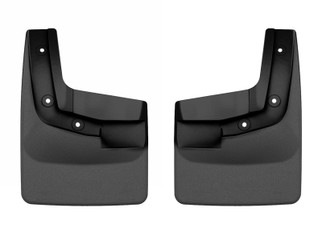 WeatherTech 2024 Ford Ranger (No Raptor) No Drill Front MudFlaps - Black