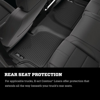 Husky Liners 20-24 Chevrolet Corvette X-Act Front Floor Liner - Blk