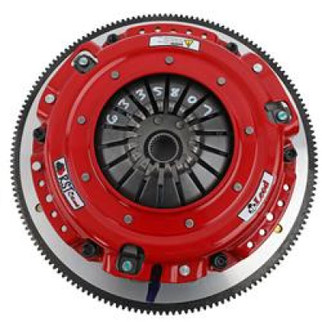 McLeod RXT Twin Disc Clutch Kit 18-23 Ford Mustang RST 1 1/8 x 26 Spline 164T 8 Bolt AL Flywheel