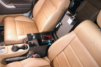 Tuffy 2011+ Jk Rear Security Console Blk- For