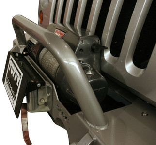 Tuffy Flip-up License Plate Holder For Winch Roller Fairlead 01Black