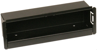 Tuffy Stereo Dash Cutout Tray Black