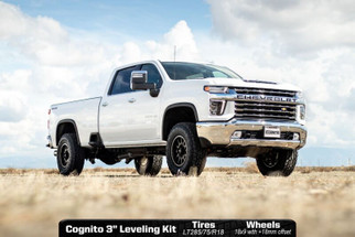 Cognito 20-24 Chevy/GMC Silv/Sierra 2500/3500 HD 2WD/4WD 3in Elite Leveling Kit w/ King 2.5 RR