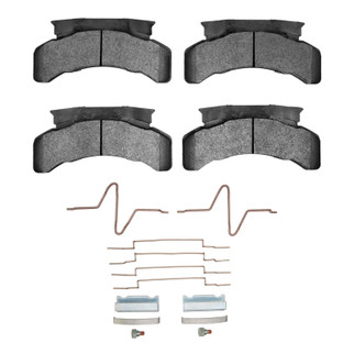 DFC 83-12 Beaver Motorcoach Monterey Rear/Front 4000 HybriDynamic Brake Pads and Hardware Kit