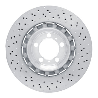 DFC 13-19 Porsche 911 Left Rear Drilled Hi-Carbon Alloy Geomet Coated Rotor