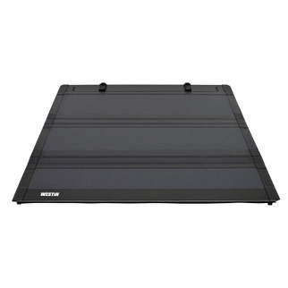 Westin 08-16 Ford Super Duty 6ft.10in. Bed Hard Tri-Fold Tonneau Cover - Black