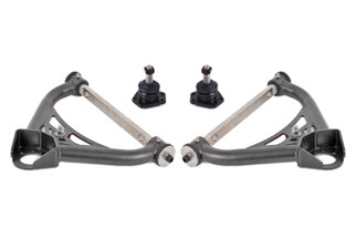 BMR 70-81 Chevrolet Camaro A-Arms Upper Non-Adjustable Delrin Std Ball Joint - Black Hammertone