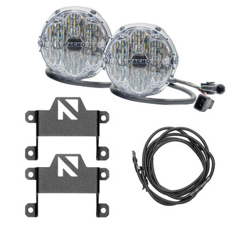 Nacho Lighting Ford Bronco Nacho SAE Only Plug N Play Fog Light Kit - White