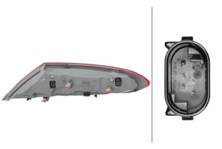 Hella 2017-2018 Mercedes-Benz C300 Left Outer Tail Light