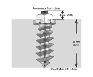 1"-25mm Shoulder Screw Studs Qty 200