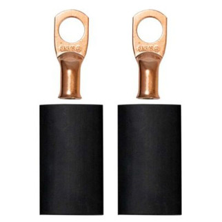 Moroso 3/8in Dia Stud 6 GA Wire Crimp/Solder Battery Cable Terminal Kit (2 Pack)
