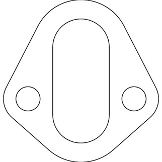 Cometic Chrysler/Ford/GM Fuel Pump Gaskets .031in Fiber - 2 Bolt - 10 Pack