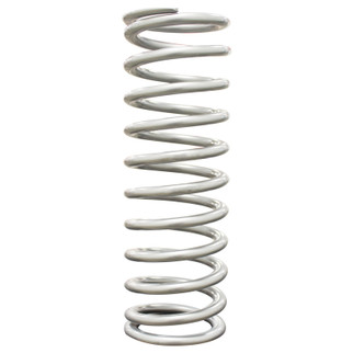 QA1 2-1/2in ID High Travel Spring - 14in Length x 110lbs/in - Silver Powder Coated
