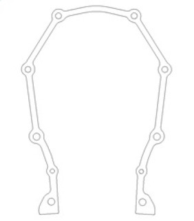 Cometic Chrysler B/RB .018in AFM Timing Cover Gasket