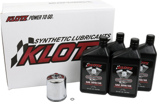 Basic Harley Davidson 4qt Synthetic Oil Change Kit