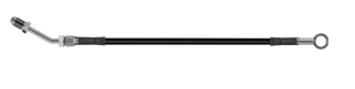 Goodridge 62in Universal Clutch Line w/SS Fittings & Black Hose - Straight Banjo w/M10 Fitting