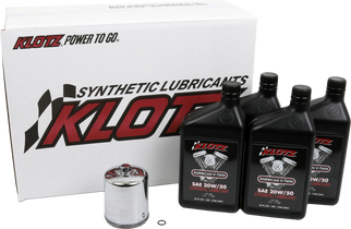 Basic Harley Davidson 4qt Synthetic Oil Change Kit