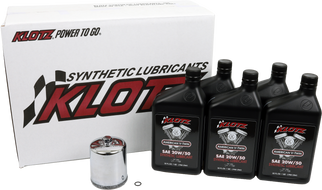 Basic Harley Davidson 5qt Synthetic Oil Change Kit