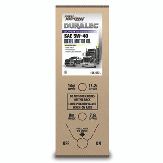 Royal Purple Duralec Super Diesel 5W40 CK-4 Motor Oil - 6 Gallon Bag-In-Box