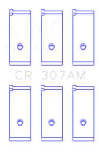 King Engine Bearings Suzuki G-10 (Size +0.25mm) Connecting Rod Bearing Set