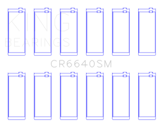 King Engine Bearings BMW M20/M60 (Size +0.50mm) Connecting Rod Bearing Set