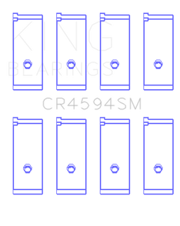 King Engine Bearings Suzuki M16A (Size +0.50mm) Connecting Rod Bearing Set