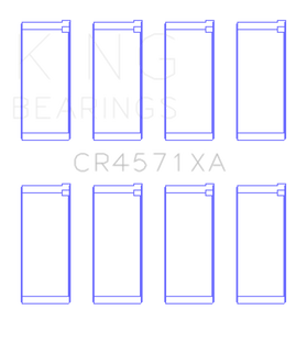 King Engine Bearings Mitsubishi 4D56 (Size +0.75mm) Connecting Rod Bearing Set
