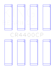 King Engine Bearings Honda R16A/R18A 2006- Current (Size +0.50mm) Connecting Rod Bearing Set