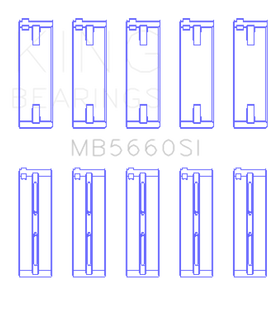 King Engine Bearings Audi/VW Bbz/CAxa/CAva/Azd (Size +0.75mm) Main Bearing Set