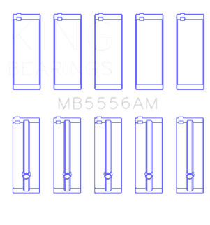 King Engine Bearings Suzuki G-13 (Size +0.75mm) Main Bearing Set