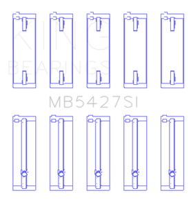 King Engine Bearings Honda L13A4/L15A (Size +0.25mm) Main Bearing Set