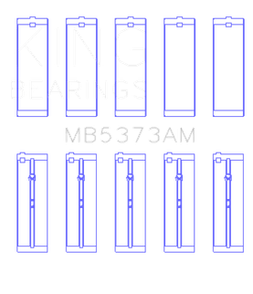 King Engine Bearings Nissan Ga14DE/Ga16DE/Qg18DE (Size +0.75mm) Main Bearing Set