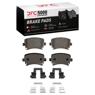 DFC 05-11 Audi TT Rear 5000 Advanced Low Metallic Brake Pads and Hardware Kit